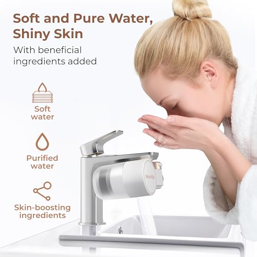 Waterdrop BFT1 Skincare Bathroom Sink Filter, Water Filter for Sink Faucet Rose Gold