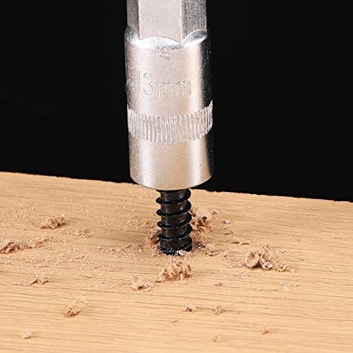 1/2" x 2" Hex Head Lag Screws Bolts 20Pcs 304 Stainless Steel 18-8, Partial Thread, Hexagon Head Wood Screws by Black Oxide by SG TZH 20 1/2" x 2"