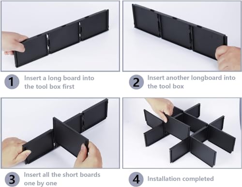 48-22-8473 For Milwau-kee Packout Dividers Black-3 Pack
