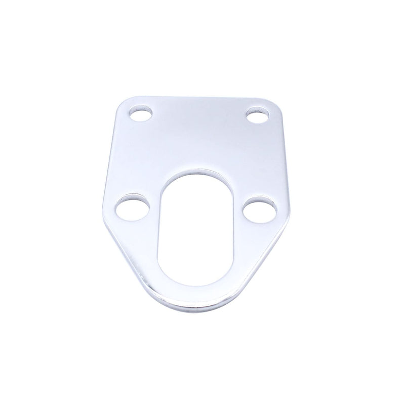 Sbc Chrome Polished plating Fuel Pump Mounting Plate With Gasket 283 305 327 350 383 400 Sb Compatible with Chevy