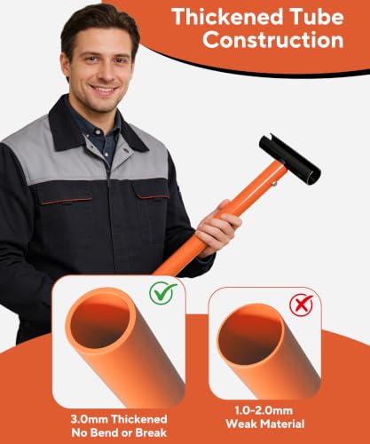 Pluvincuts Door Hinge Adjustment Tool, 4-in-1 Hinge Gap Adjuster Wrench Orange