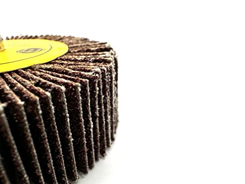 Pro-Graad SuperGrindz Flap Wheel 3" x 1" x 1/4", 60 Grit, 10 Pack