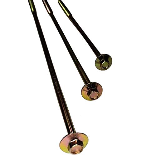 BRAUNY BOY - #12 x 10”- Extra Long Structural Lag Heavy Duty Construction Wood Screw – Yellow Zinc Corrosion Resistant Coating Exterior Timber, Landscape - Easy HEX HEAD DRIVE – Flange Head 10 in (40) 40