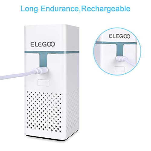 ELEGOO Mini Air Purifier with Replaceable Activated Carbon Filter for LCD,DLP,MSLA Resin 3D Printer Odor Control Black 2