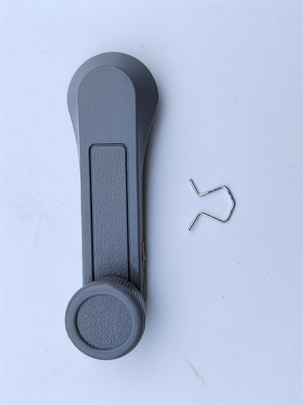 Window Crank Handle of Gray Compatible with Isuzu Isuzu CAMMANDO NPR115 NKR85,GMC, NHR NPR HICOM Replaces 8-94220423-0,8-94403144-0,8-94476854-0,9-84101923-3