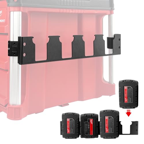 Front Wheel and Battery Holder Fit for Milwaukee Packout Toolbox