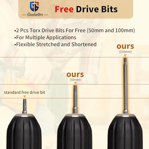 Deck Screws 2 Inch, 700 PCS Wood Screws #8 x 2, Exterior Epoxy Coated, Torx/Star Drive Head Screw, Rust Resistant, Construction Fence Screws, 2 Pcs T25 Star Bits Included, Yellow #8 x 2"