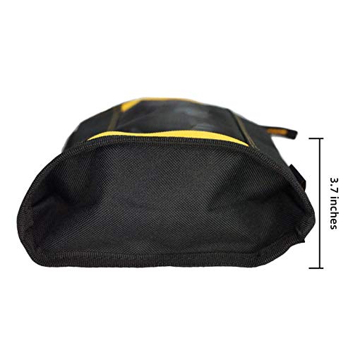 MELOTOUGH 2 PACK Tool Zipper bag Durable Storage Organizer + Fastener bag with Mesh Window and Hanging Grommets 3 pack