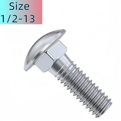SANTIE Conquest Carriage Bolt 1/2"-13 X 1-1/4", 25pc 1/2"-13 X 1-1/4" (25pc)