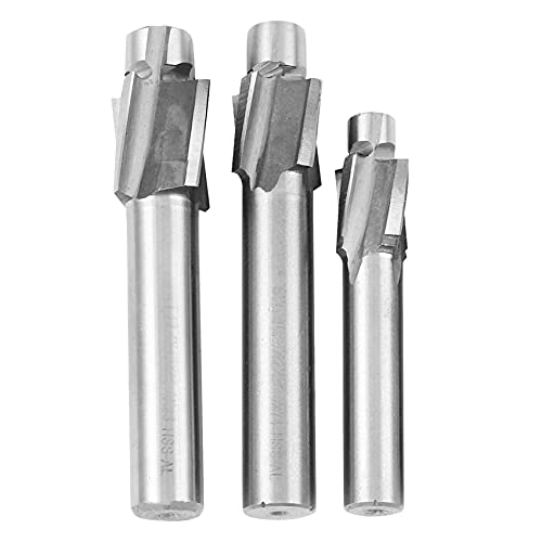 7Pcs M3-M12 Counterbore Milling Cutter High Speed Steel Pilot Slotting Tool End Mill Slot Drill Bit Set