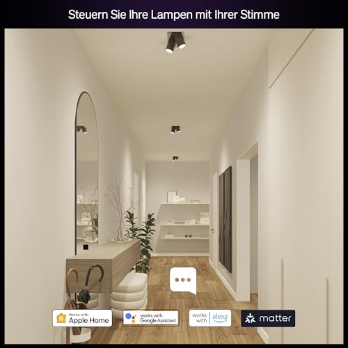 Philips Hue Essential Smart LED GU10 Spotlight, White and Color, 345 lm Energy Saving Bulbs, Dimmable, LED Bulbs Compatible with Alexa, Google Assistant and Apple Home, Pack of 4