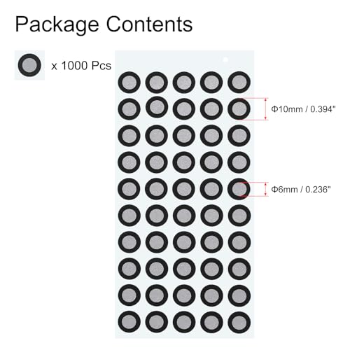 sourcing map 1000Pcs 3D Scanner Markers 6mm for 3D Scanner, 3D Tracking Dots Reference Point Markers, 3D Target, Diffuse Reflection Markers for 3D Scanner and Optical Tracking