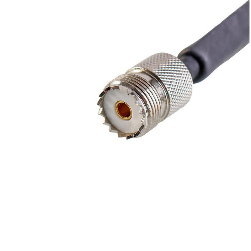 2 Pieces Door/Window Pass Through Flat Coaxial Cable SO239 UHF Female to UHF Female