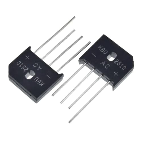 Penglin KBU2510 2510 Bridge Rectifier Diode Pack of 10 | 25A 1000V silicon bridge rectifier, 4 pins