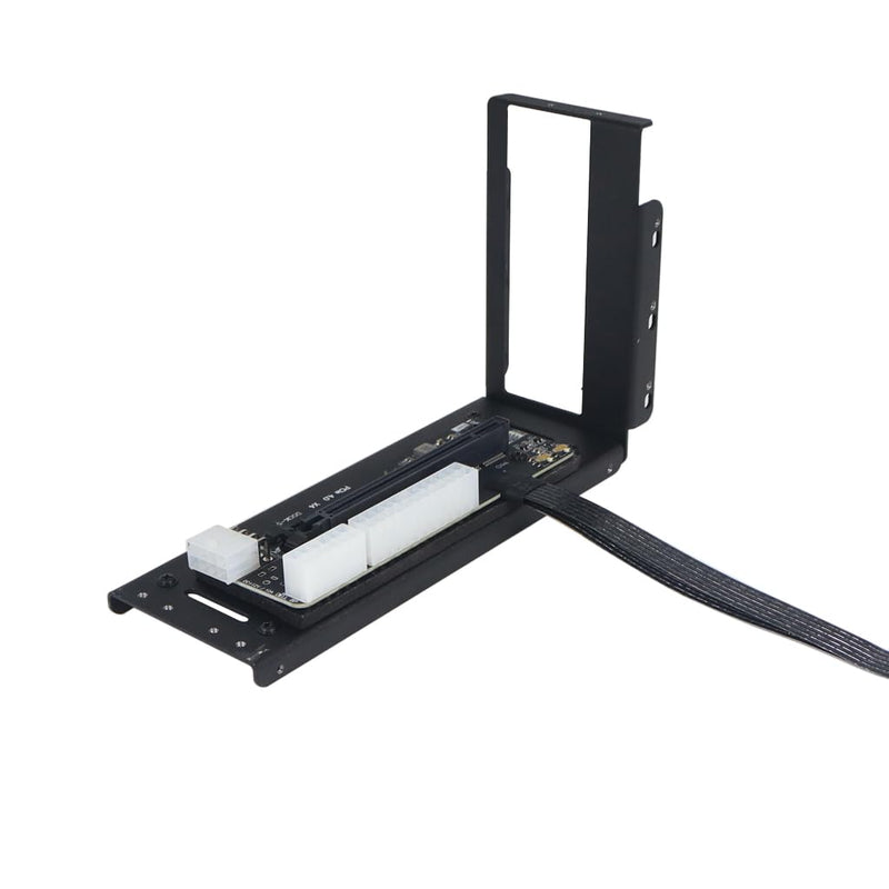JMT R43SG GEN4 M.2 M-Key to PCIE X16 4.0 External Graphics Card Stand Bracket Compatible with NVME SSD NUC Host Expansion Card Graphics Dock (50cm) 50cm