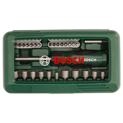 Bosch 2607019504 Screwdriver set (46 Piece), Assorted color Single
