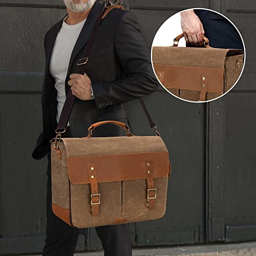 Lodrid Vintage Bartender Bag with Flexible Compartments for Wine, Bag Only