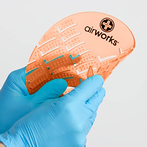 Hospeco - CC-007 Airworks AWUS007-BX Urinal Deodorizer Screen Mango Orange (Box of 10) Orange Mango