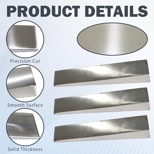 12 Pcs 4 Inch Steel Flange Wedges for Pipe Fitting and Welding 4.02 × 0.71 × 0.47in-12pcs