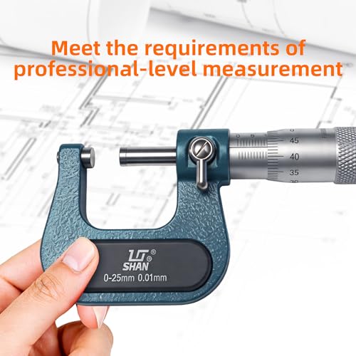 Digital Outside Micrometer, 0-1", Dual Ball Anvil, ±0.00015" Accuracy qfc05