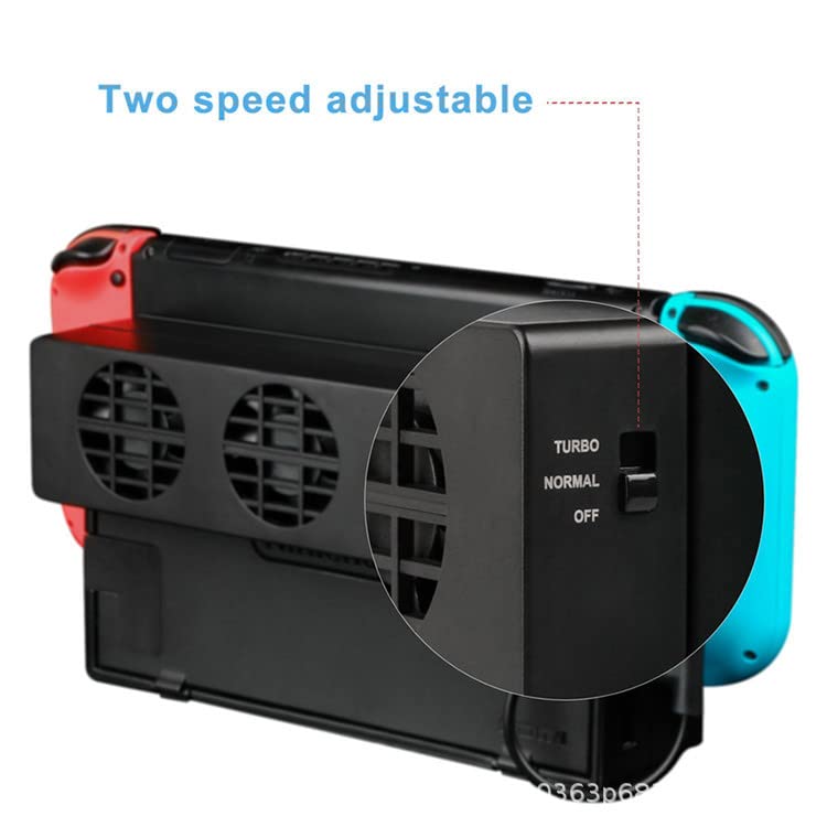 Bewinner USB Cooling Fan Base Stand Dock for Game Console - 3 Fans Cooler Holder Bracket, External Cooling