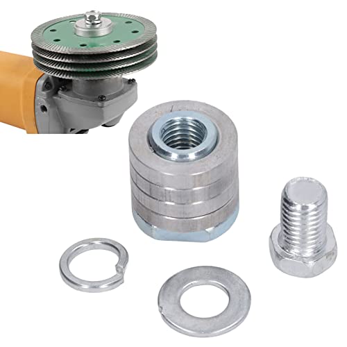 Fafeicy Variable Slot Groove Machine Adaptor, Angle Grinder Adapter Kit, Conversion Head Adapter for Butt Machines for Variable Slotting, Angle Grinder (M14) M14