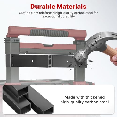 BYERN AUTO Packout Mounting Bundle: Handle Mounting Plate Holder + 1pc Mounting Base Plate for Milwaukee Packout
