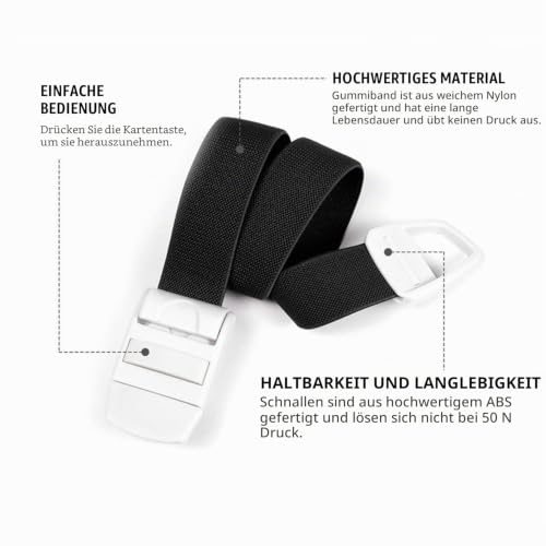 Pack of 6 Storage Tubes, Vein Congestion, Tourniquet, Fast Tourniquet with Unique Closure System, Medical Nurse Tourniquet, for Medical Emergency Nurse First Aid colour
