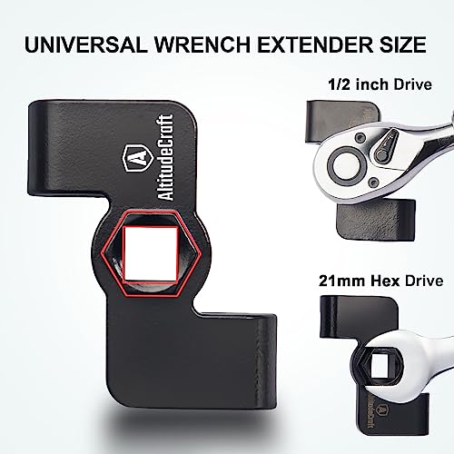 Wrench Extender Set, 1/2-Inch Drive Bar & 13.5-Inch Tool Bar Wrench Extender+Wrench Extender Tool Bar Set