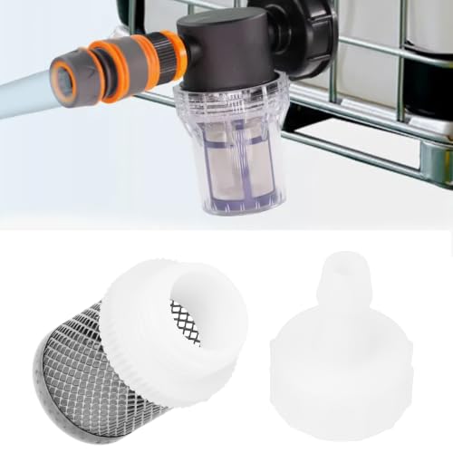 ECSiNG stainless steel mesh intake filter with hose barb 8 mm 2x water pump suction filter 8mm