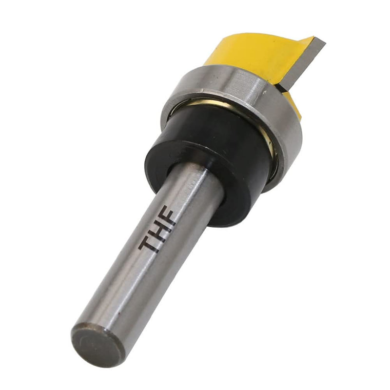TXHF 8mm Shank Flush Cutter, Carbide Tip Professional Woodworking Cutter Tools with Ball Bearing