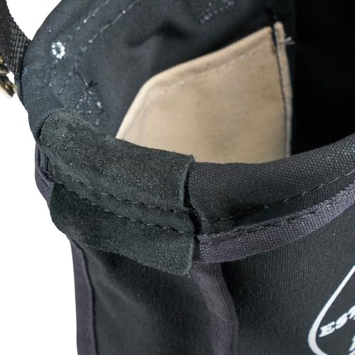 Klein Tools 51A 9 x 3.5 x 10-Inch Tool Pouch and 1972G Snap-On Gaff Guard Bundle