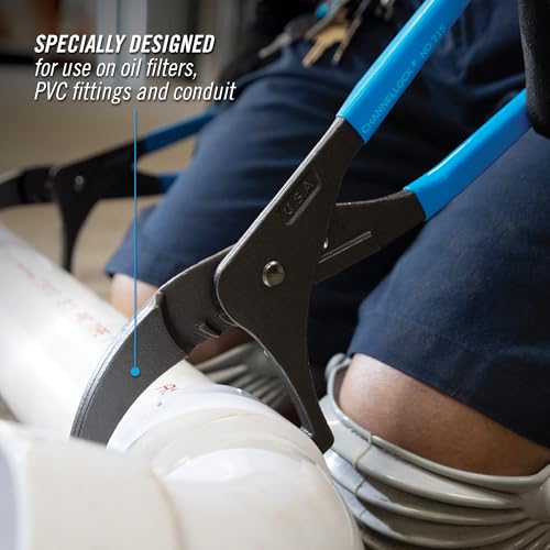 Channellock Oil Filter Plier 215 - Adjustable Slip-Joint, 5-1/2 In Max Dia - 15-Inch 15 inch Pliers