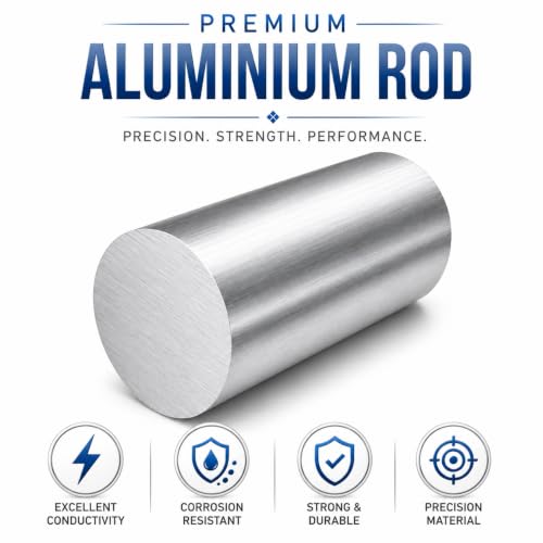 6061-T651 Aluminum Round Rod 71MM Diameter x 100MM Length, Solid Aluminum Bar Stock for CNC Machining, Lathe Turning, Engineering, Aerospace, Fabrication & DIY Projects