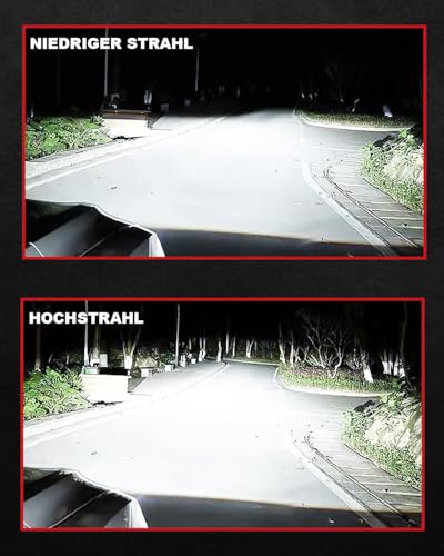 Oushi H4 Car Lamp 6500K White + 700% Brighter 12V H4 Headlight Bulb | H4 Car Lamp 6500K White