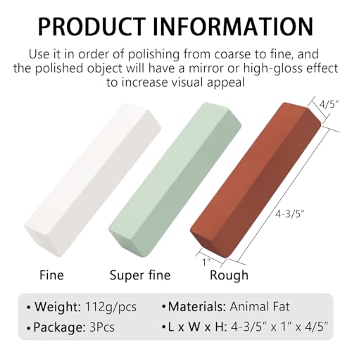 2 pcs 8" Non-Woven Airway Buffing Wheel with Buffing Polishing Cutting Compounds