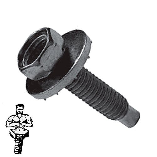 BoltmanShop 5/16"-18 x 1-1/4" Hex Head Sems Body Bolts with Dog Point -for Ford (50pkg)