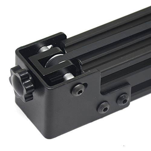 Upgrade Y-axis Synchronous Belt Stretch Straighten Tensioner for Creality Ender3 Pro/Ender3 V2/CR-20 Pro Double Slot Aluminum Profile 40x40mm (4040, Black) 4040