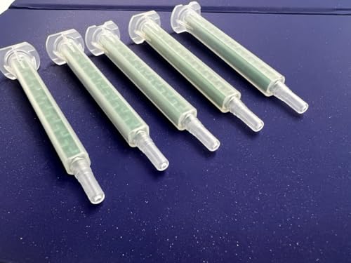 50 Pieces Epoxy Mixing Nozzles, Square Static Mixing Nozzle Adhesive Tips, Suitable for AB Resin Mixer Adhesive Cartridges Gun 50ml / 1.7oz (1:1/1:2 Ratio)
