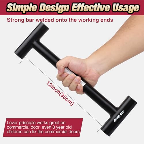 Door Hinge Adjustment Tool, Commercial Hinge Bender Wrench for .180 Gauge and .134 Gauge
