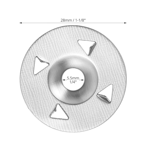 QWORK Foam Board Fasteners Washers, 500 PCS 1-1/8" Steel Washers for Fixing Insulation Board Foam Board