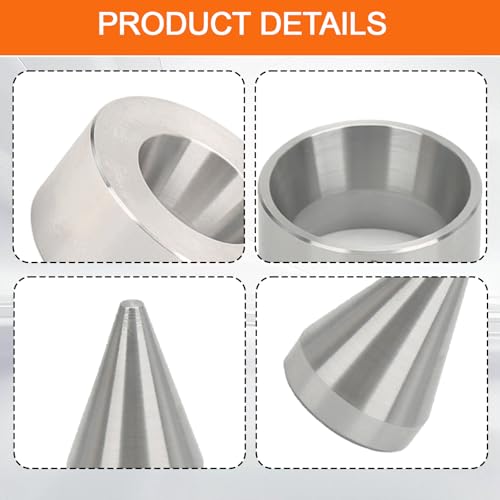 17 Degree Five Piece Set Folding & Reduction Die Stainless Steel Stabilizer Folding Cone Die Set Coin Making Tool
