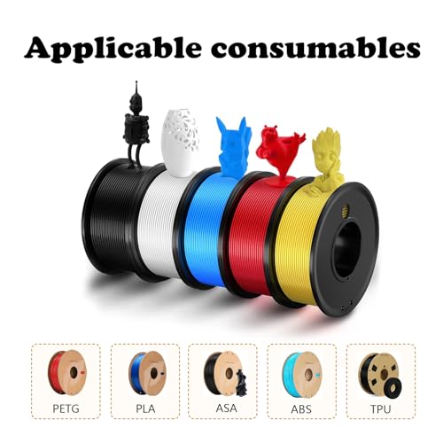 Upgrade Kobra 3 Ceramic Hotend Hot End Assembly Print Head Extruder with Hardened Steel Nozzle Heating Block Hotend Replacement for Anycubic 3D Printer