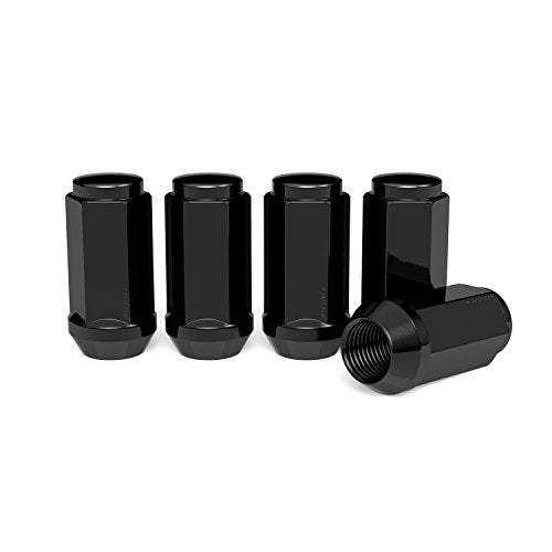 StanceMagic 20pcs 9/16x18 Extended Bulge Lug Nuts, Closed End, Black