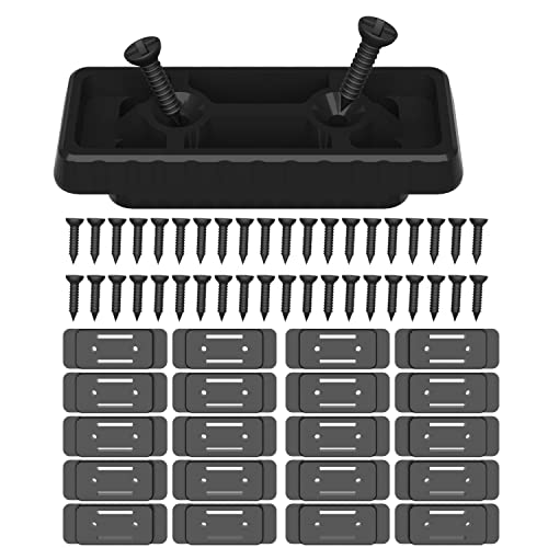 NyVoozy for Milwaukee Packout Cleats, 20+16PCS Cleat 'n' Feet Cleats Compatible with Milwaukee Packout System, MountTool Box Storage System Anywhere