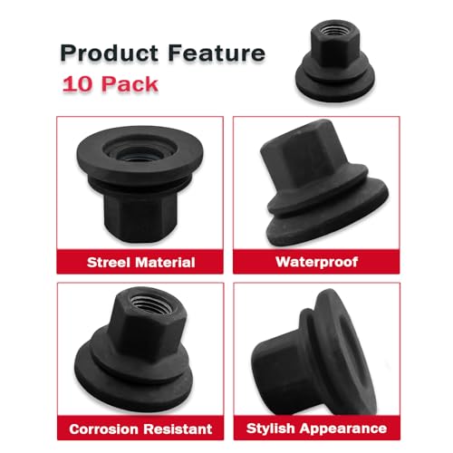 6509424AA Wheel Lug Nuts M14x1.5 Lug Nuts Compatible for Dodge Ram 3500 4000 4500 5500 2012-2022, 22mm Hex, 28.5mm Length Replace with 611-936 - 10 Pack