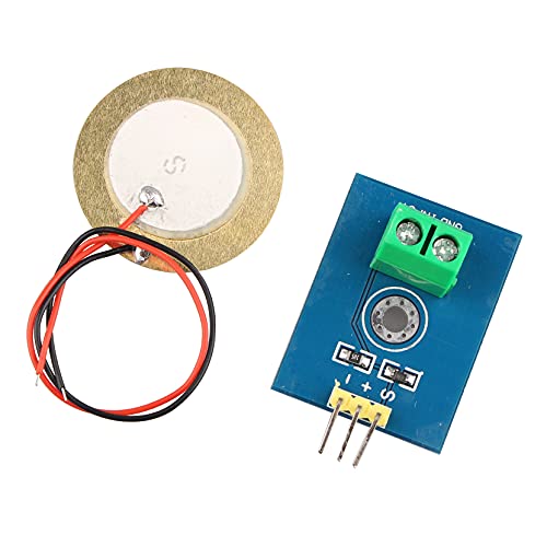 Analogue Ceramic Piezo Vibration Sensor Module 3.3 V 5 V Compatible with Arduino DIY Kit, Pack of 5