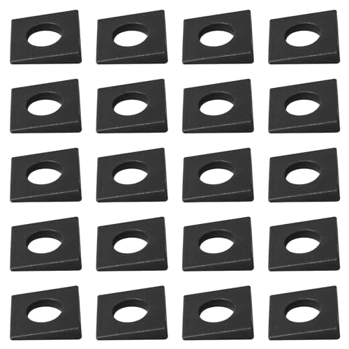 GBGS 20 Pack 3/4" Bolt Beveled Square Washers, Leveling Washers for I-Beams