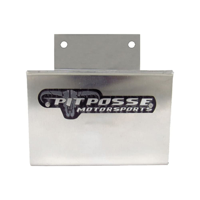 Pit Posse 463 Cord Hose Hanger Organizer for Enclosed Race Trailer Garage Shop - Made in USA - Aluminum Wall Holder Hook Storage Shelf 4.5 x 5 x 5-5 Year Warranty (Silver) Silver