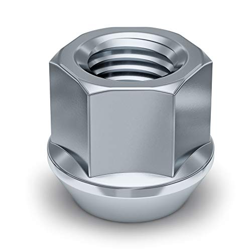 White Knight 791309-1SAM Chrome M14x1.50 Open End Bulge Acorn Lug Nut Kit with Wheel Locks (Random Key Pattern), 20 Pack M14x1.50 (Small Seat with Locks - 20 Pack)